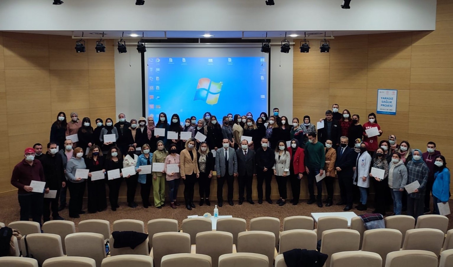 ‘Yarasız sağlık’ projesinin eğitimleri tamamlandı