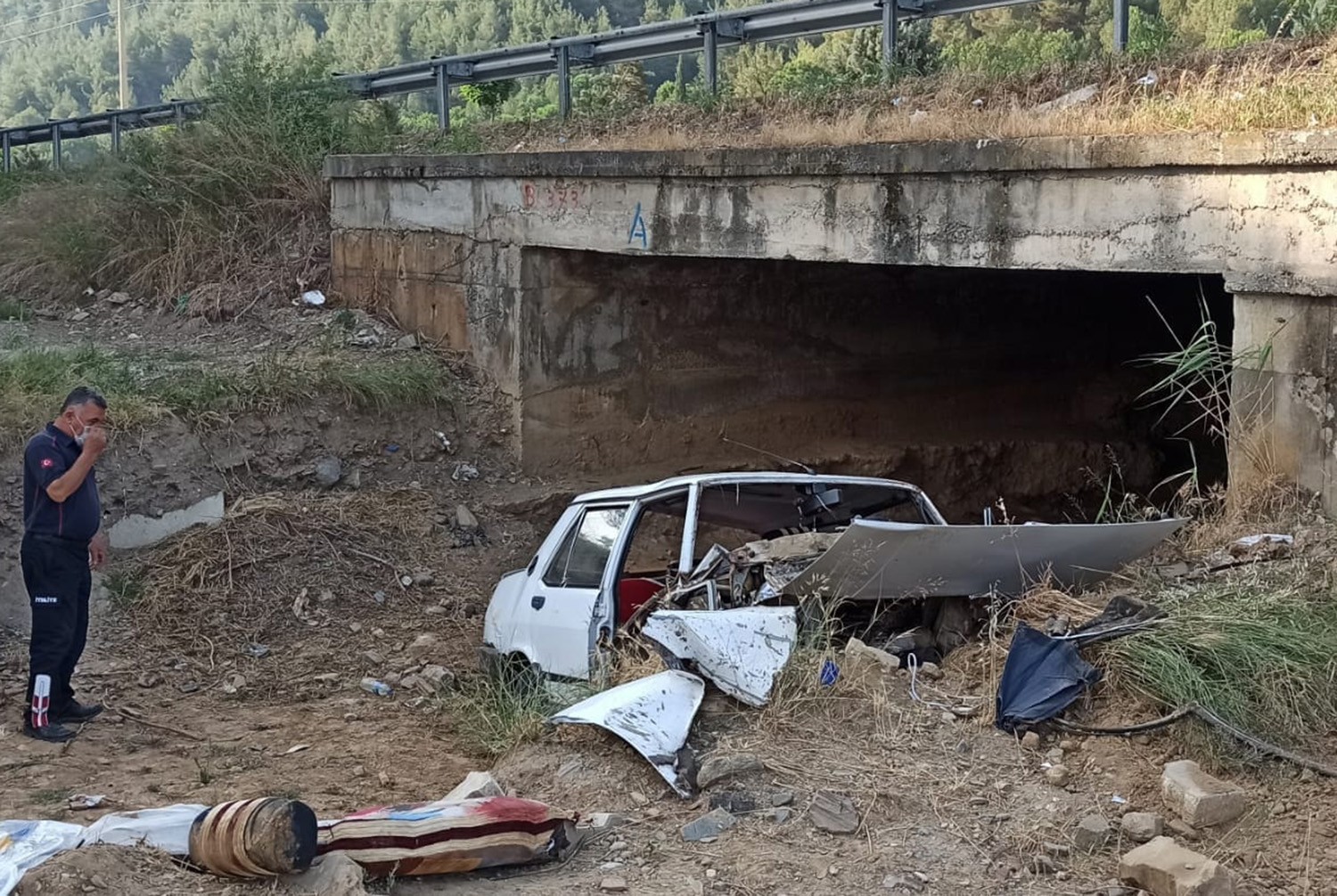 Yaşlı çifti kaza ayırdı