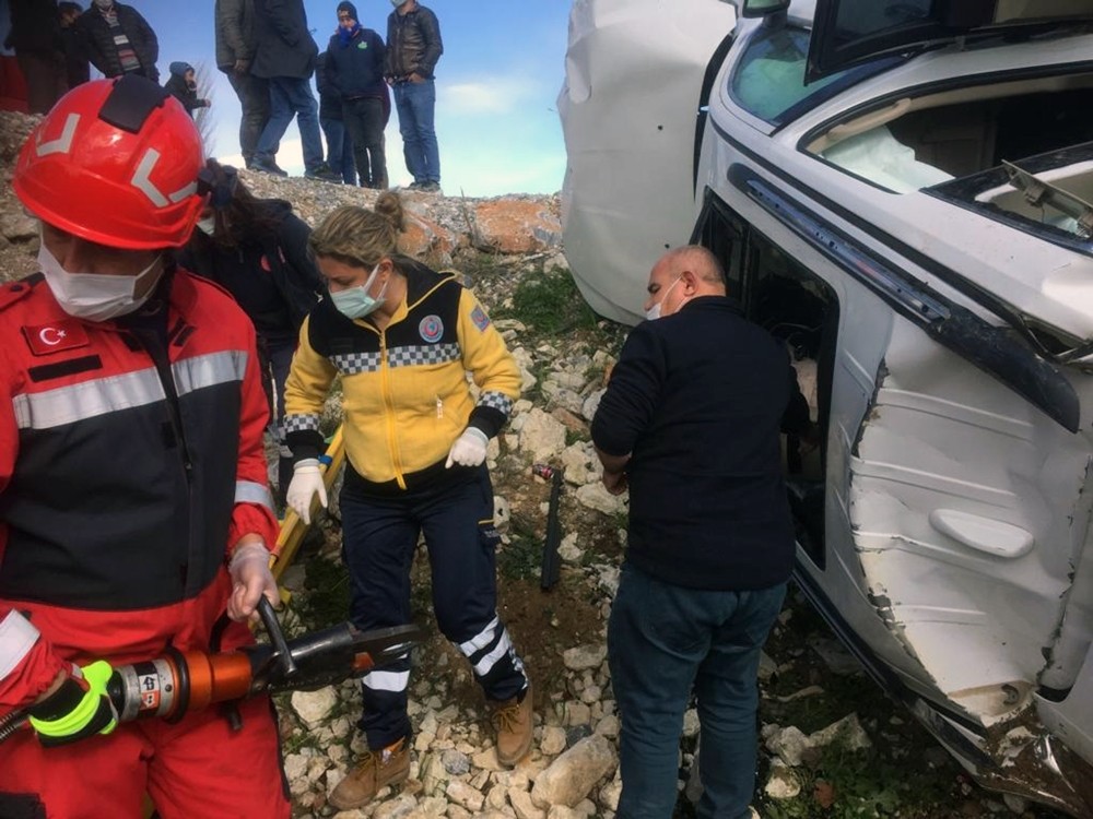 Yatağan’da sıkışmalı trafik kazası